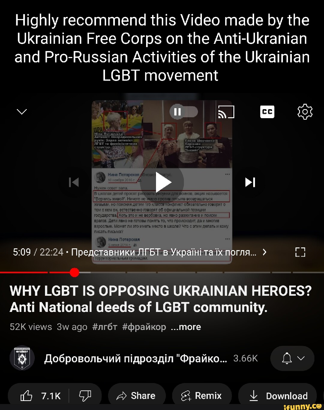 Highly recommend this Video made by the Ukrainian Free Corps on the  Anti-Ukranian and Pro-