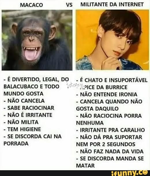 Parado aí, Macaco Louco! Bh, nãoyEstou sêndo oplimírio - iFunny Brazil