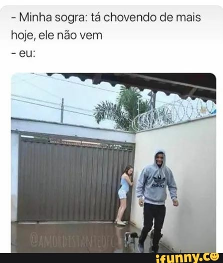 Sogra : Tá chovendo? Genro: Tá só garoando Pode ir kkkkkk, By Dose  Diária de Comédia