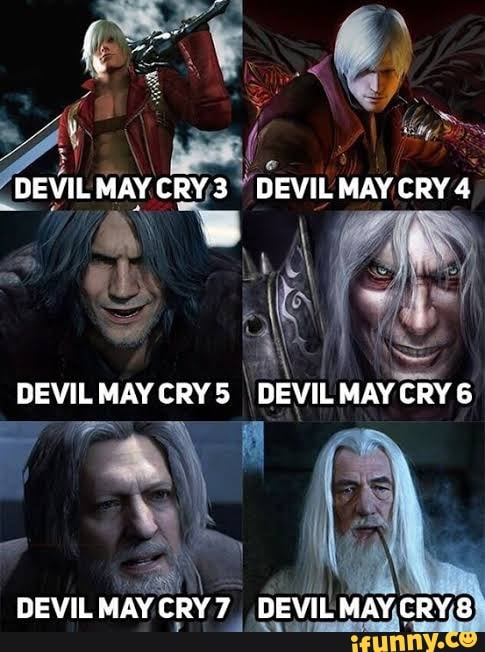 Pin by Maya Z. on Fandoms  Devil may cry, Memes, Crying