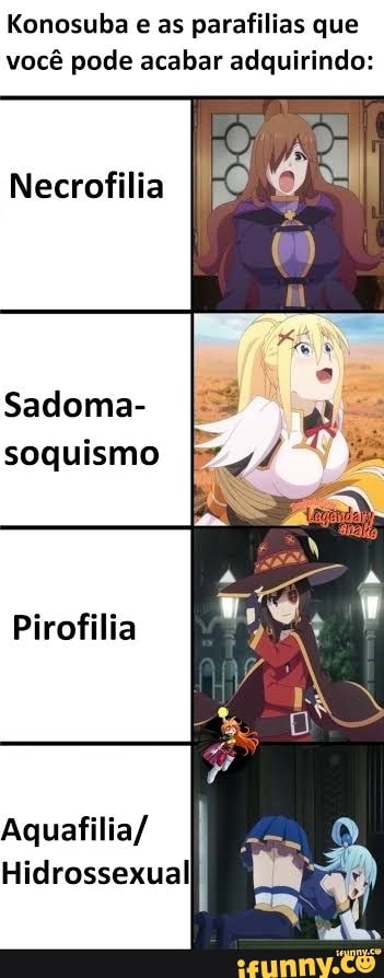 Primeiro episódio de konosuba bunda da aqua kasuma - iFunny Brazil