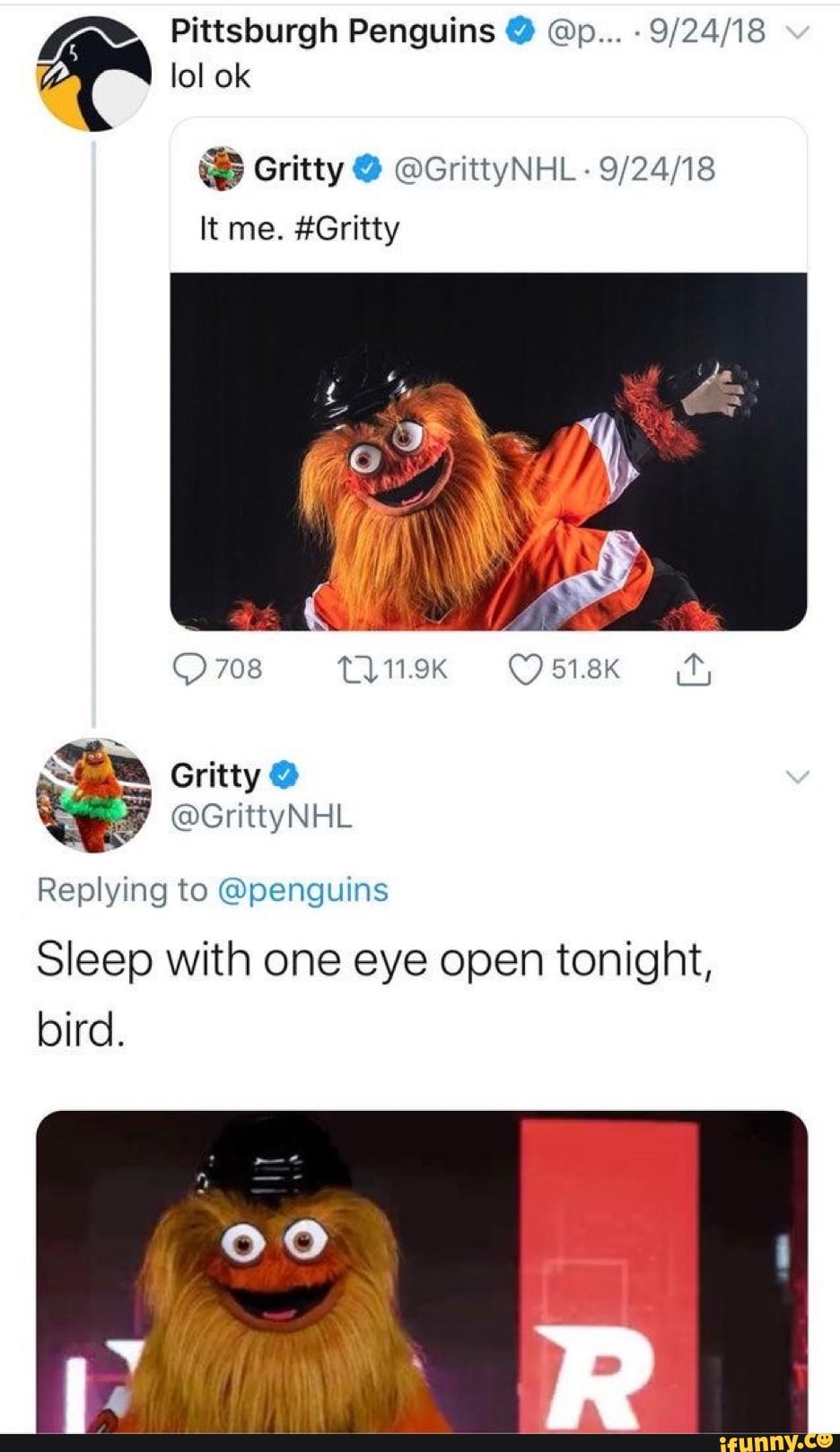 Gritty on X: It me. #Gritty  / X