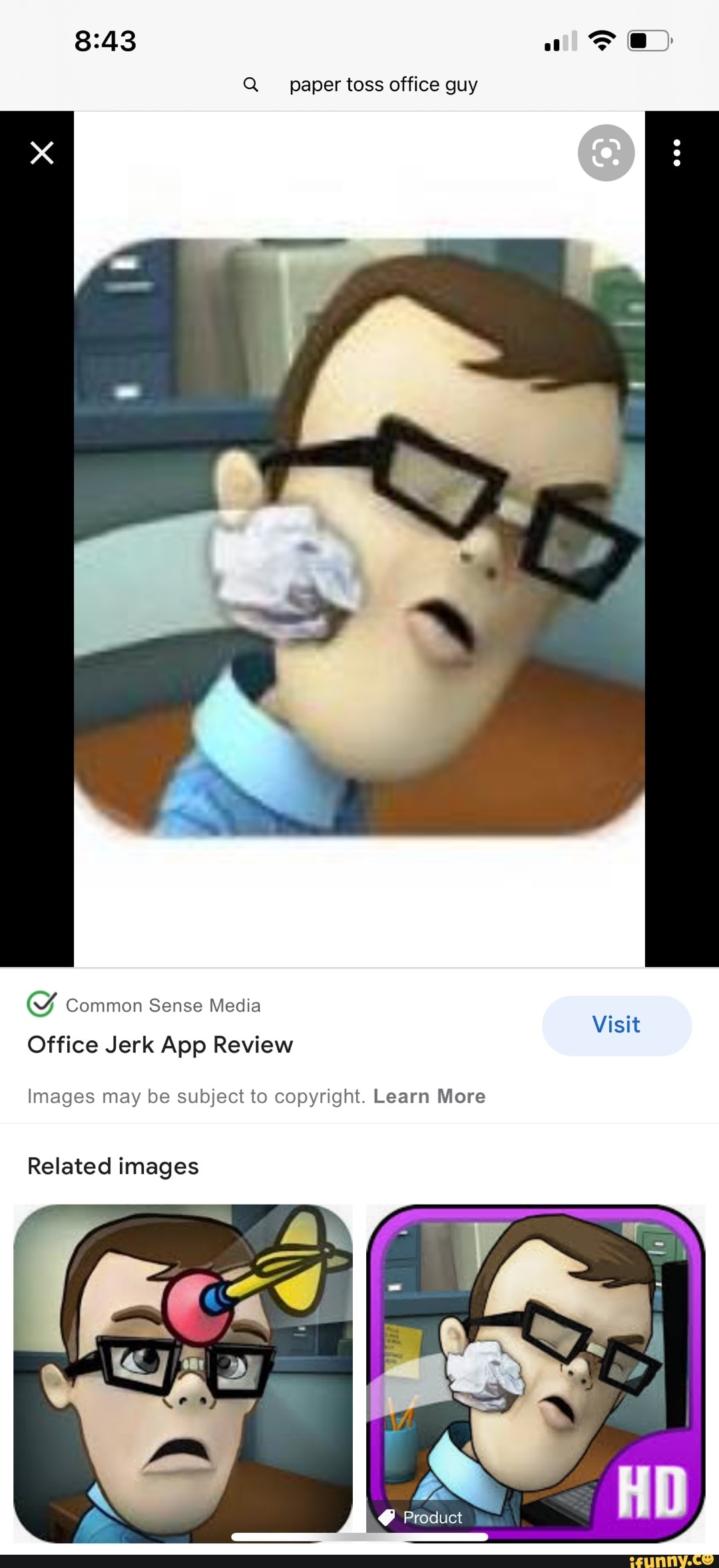 Q paper toss office guy Common Sense Media Visit Office Jerk App Review  Images may be subject to copyright. Learn More Related images @ Product -  iFunny Brazil