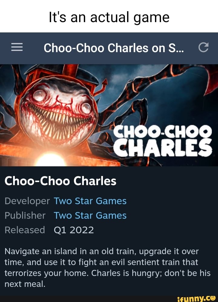 Who wants Dan to play Choo Choo Charles : r/RTGameCrowd