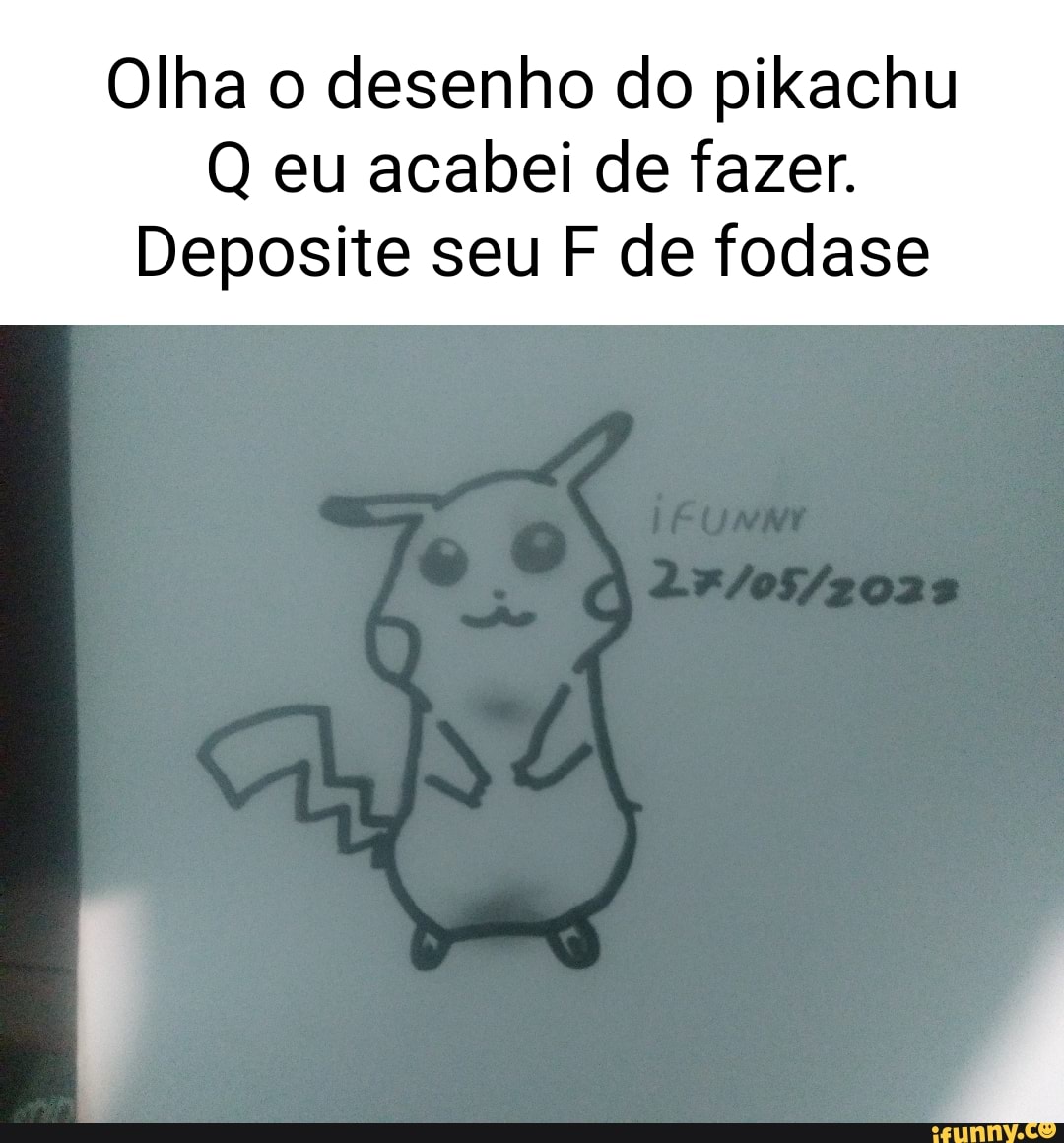 como fazer desenho do pikachu