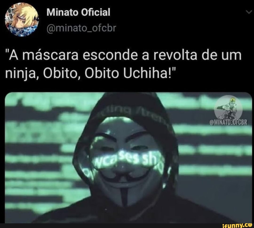 ANBU - A máscara esconde a revolta de um ninja, Obito Uchiha 🔥