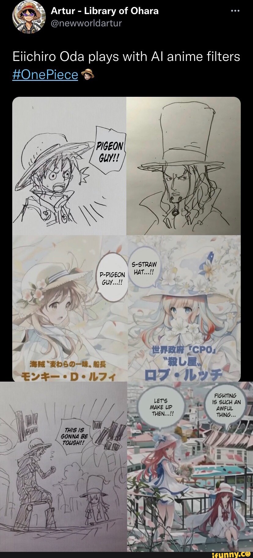 Artur - Library of Ohara on X: Drawing by Oda for the What if