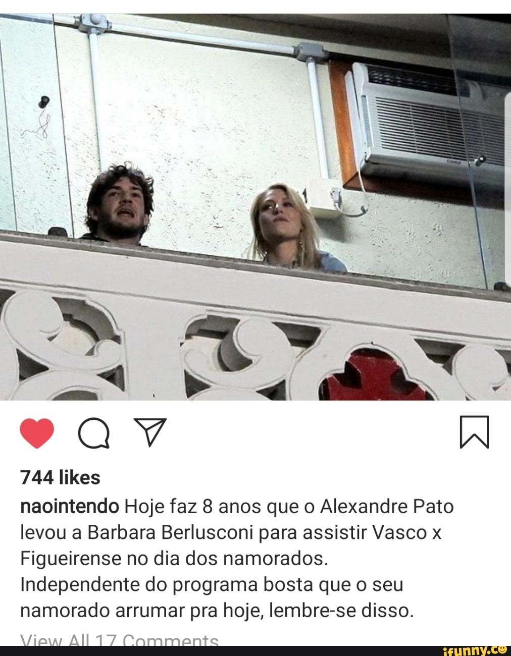 O dia que Alexandre Pato levou filha de Berlusconi para assistir jogo do  Figueirense - NSC Total