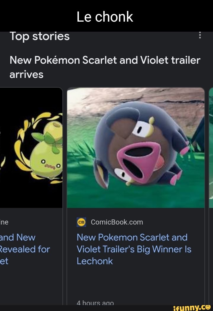 Pokémon Scarlet e Violet ganha novo trailer e internet reage com memes