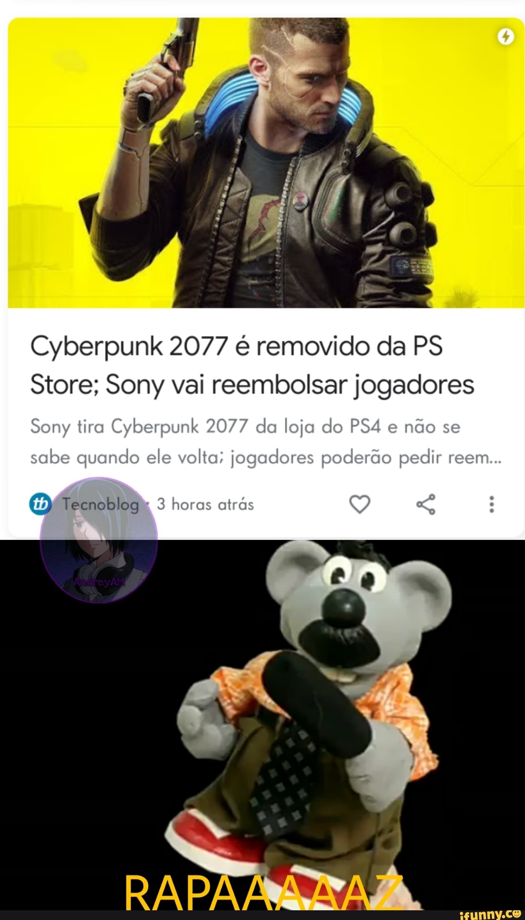 Cyberpunk 2077 é removido da PS Store; saiba pedir reembolso no PS4 e Xbox