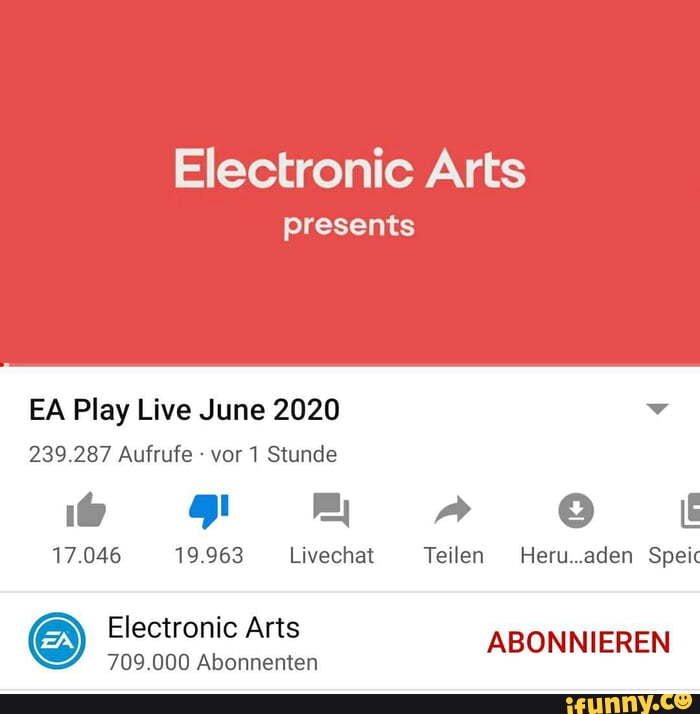 EA Play Live June 2020 