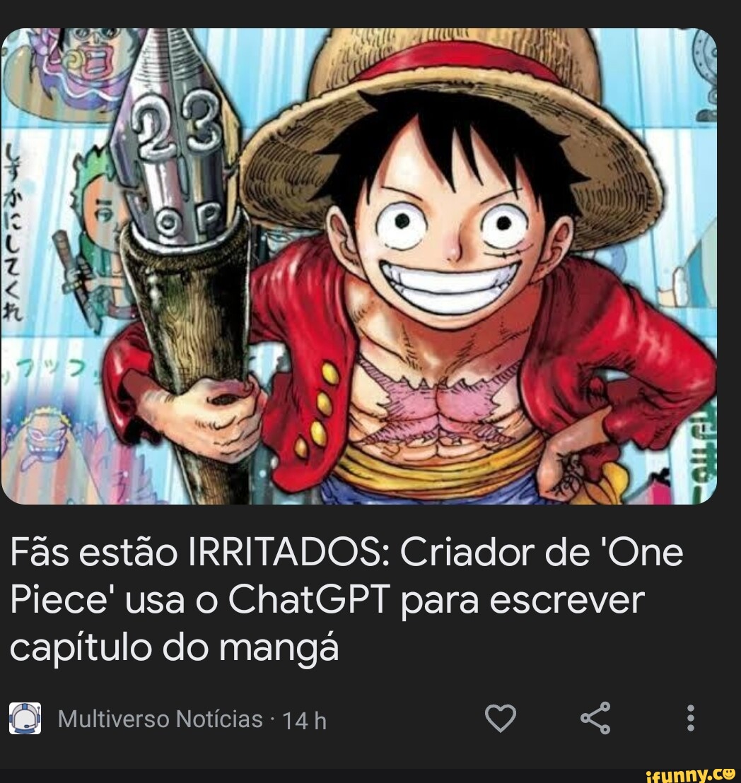 One Piece: criador revela que o mangá está realmente próximo do