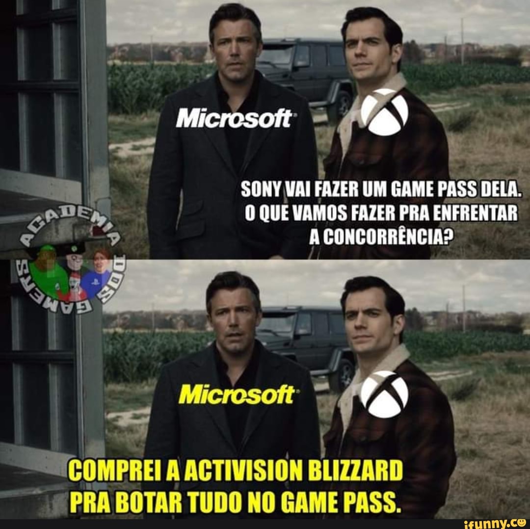 Xbox Memes BR 2.0 - Em tempos de crise o Xbox Game Pass tá enchendo nosso  prato de games! #BigBoss