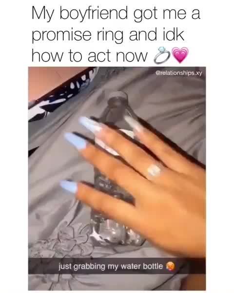 Funny promise sale rings