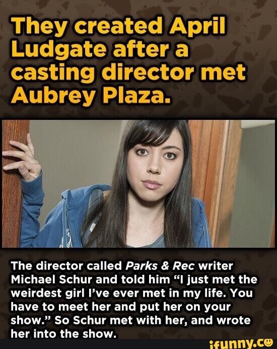 Parks and Rec': Aubrey Plaza Revealed That April Was Written for Her