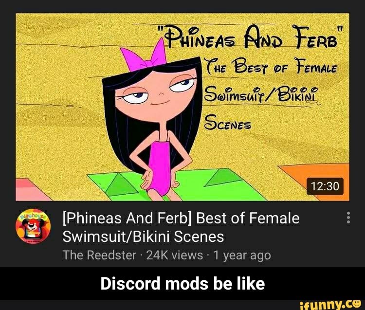 Femate Scenes Phineas And Ferb Best of Female Swimsuit Bikini