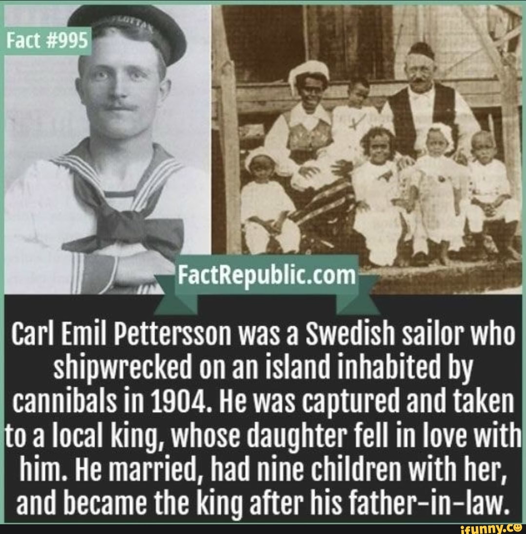 Fact FactRepublic com Carl Emil Pettersson was a Swedish sailor who