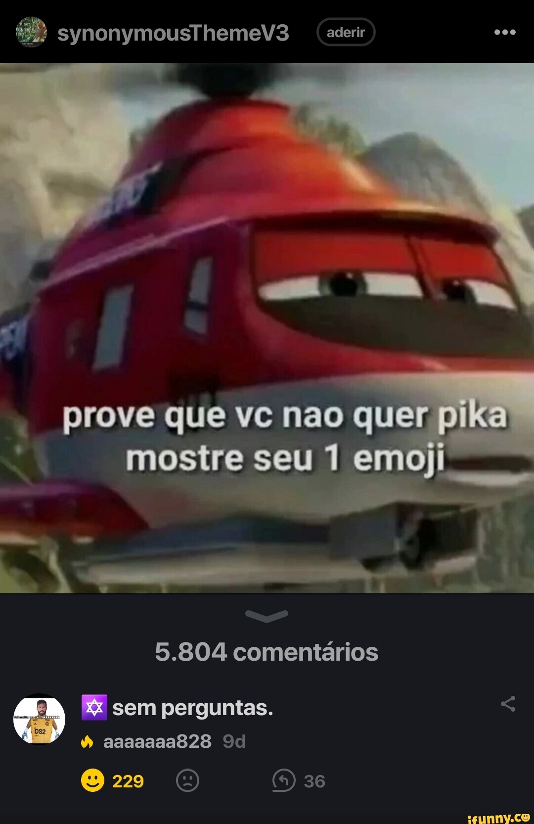 Um simples emoji ofendeu minOrias insignificantes íica que eu devo  continua usando (fino senhores - iFunny Brazil