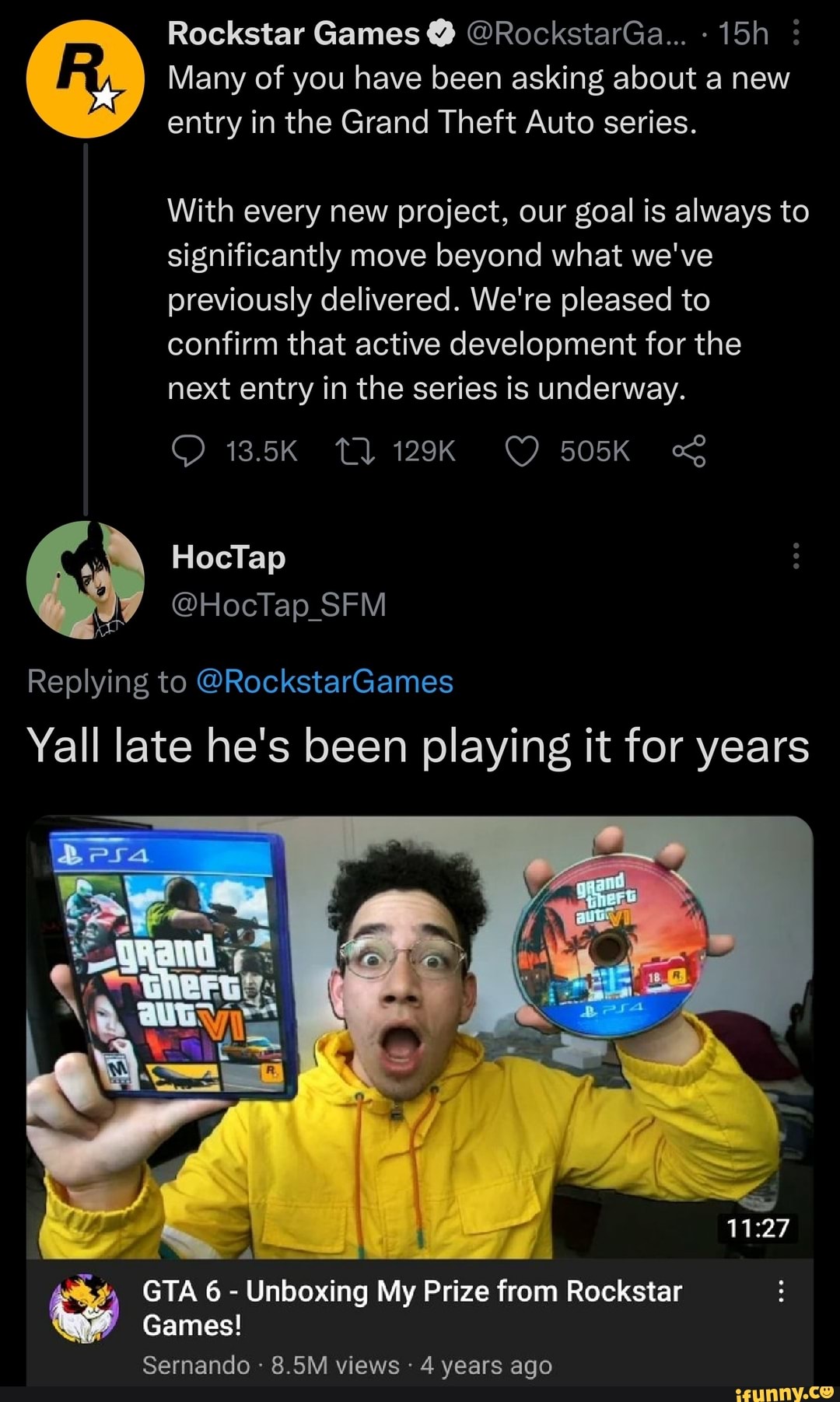 I'm excited about Gta6. How about y'all? : r/rockstar