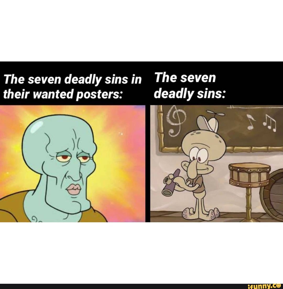 Cardinal Sins memes