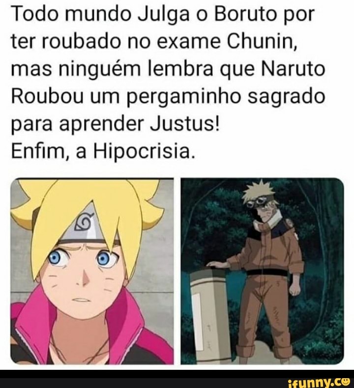 O filho dele roubaria a cena em Boruto, igual ele fazia em Naruto - iFunny  Brazil