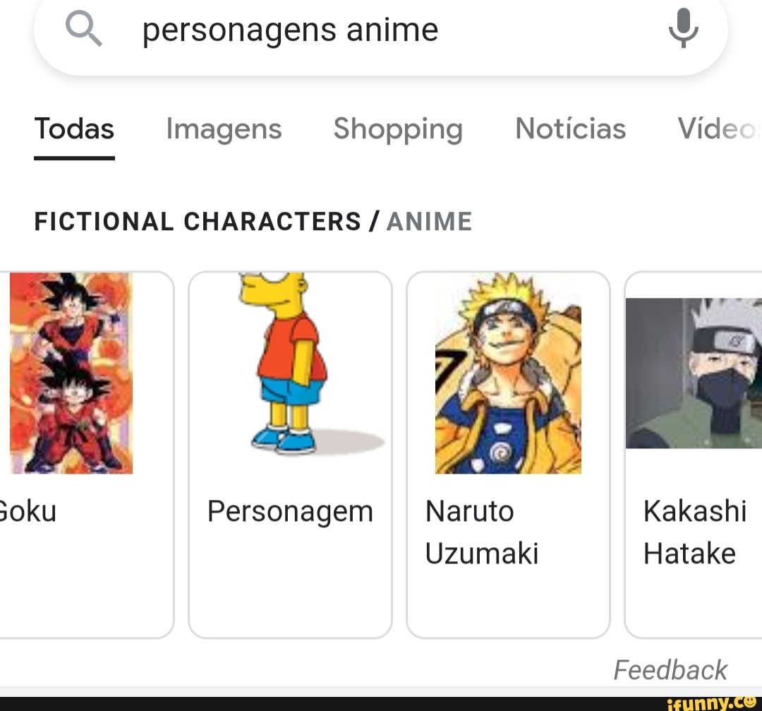 Personagem de anime Todas Imagens Noticias Shopping Vid FICTIONAL