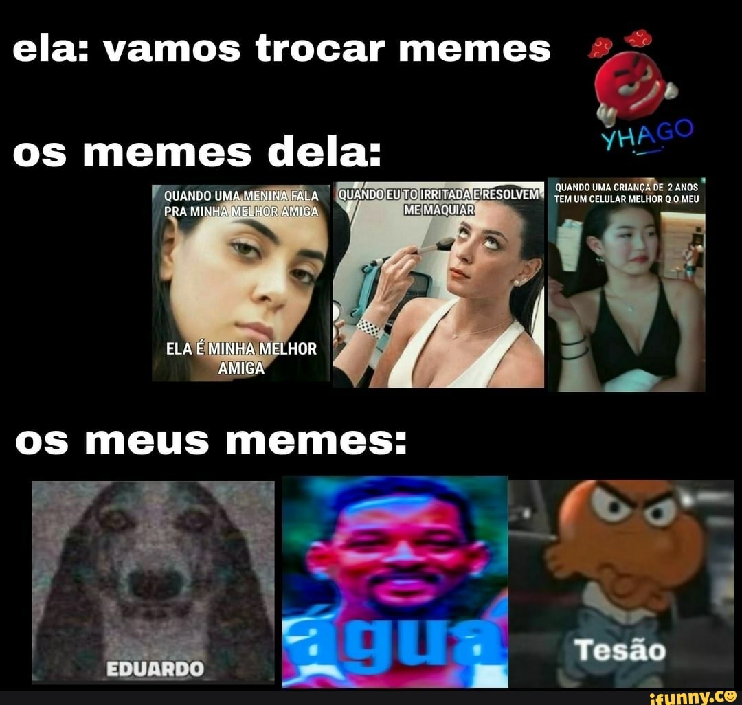 Quando você está tranquilo com o seu celular e uma criança se aproxima. Tem  jogos? - Memes