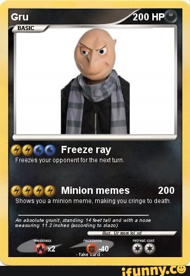 Gru no meme | Greeting Card