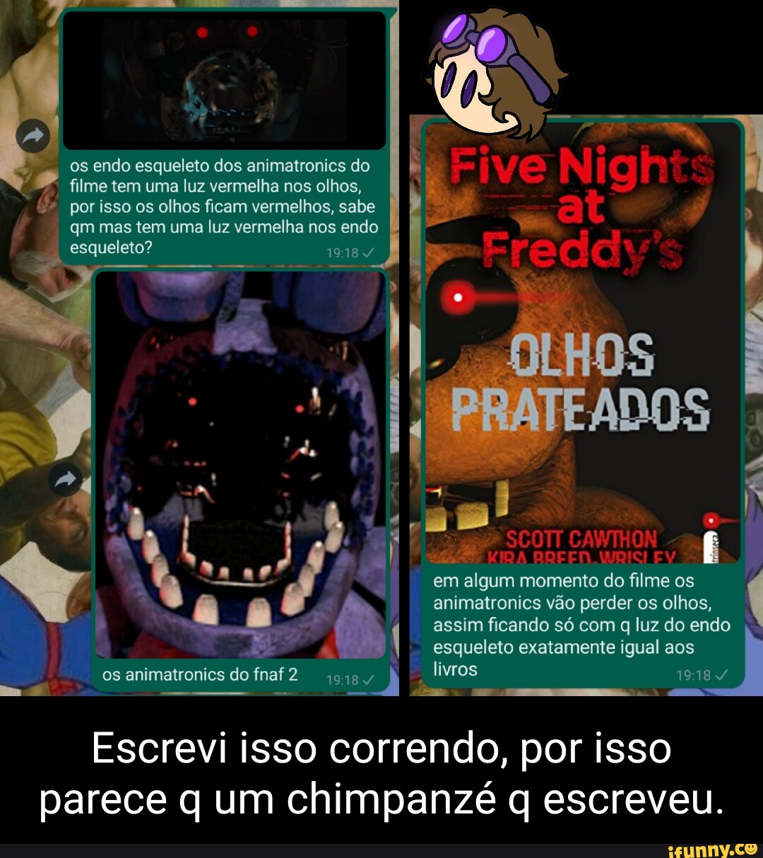 QUEM POSSUÍ OS ANIMATRONICS DE FNAF O FILME? 