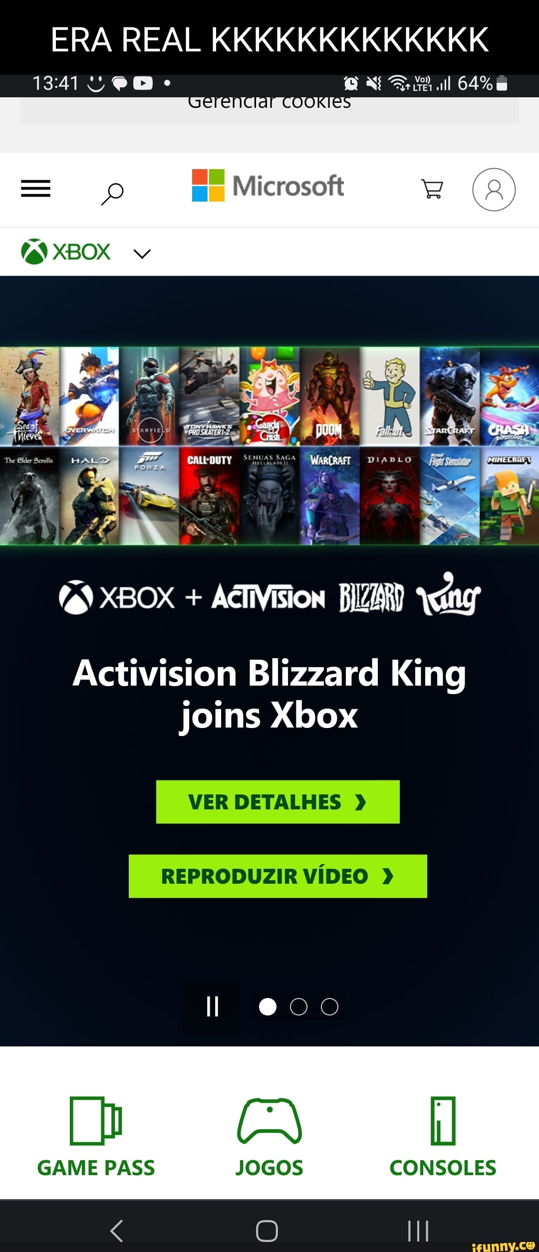 Activision Blizzard King joins Xbox