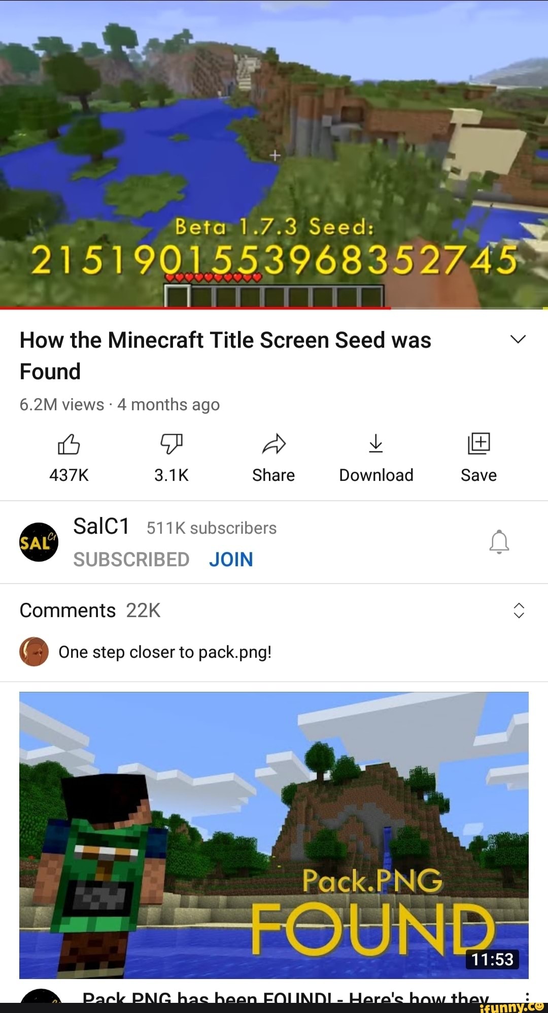 The Original Minecraft Title Screen World Seed Has Been Found, After being  in the game for nine years, someone finally found the world seed for the original  Minecraft title screen! 🙌🗺️