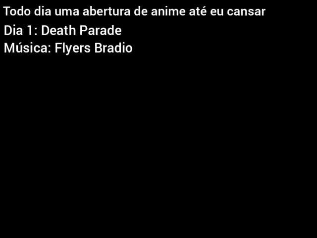 Death Parade – Opening Theme – Flyers 