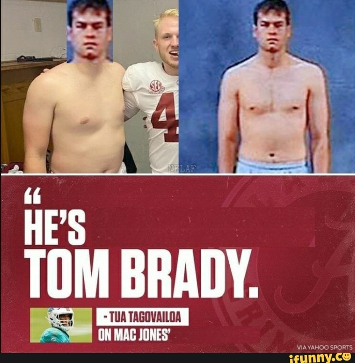 Tom Brady really won't like these Mac Jones dad-bod comparisons