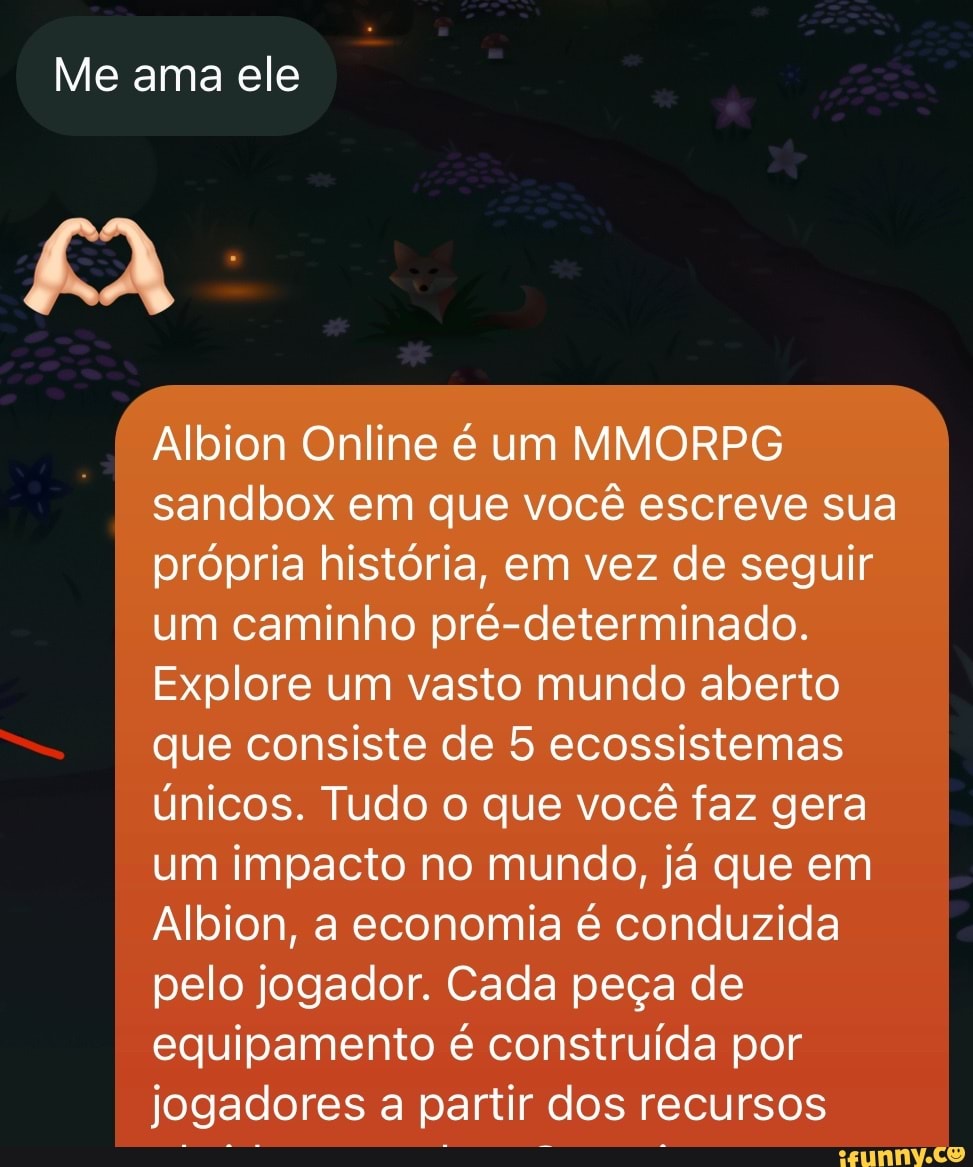 Albion Online é um MMORPG SandBox em que você escreve sua própria