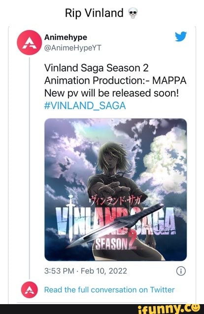 Vinland Saga Season 2 in Production