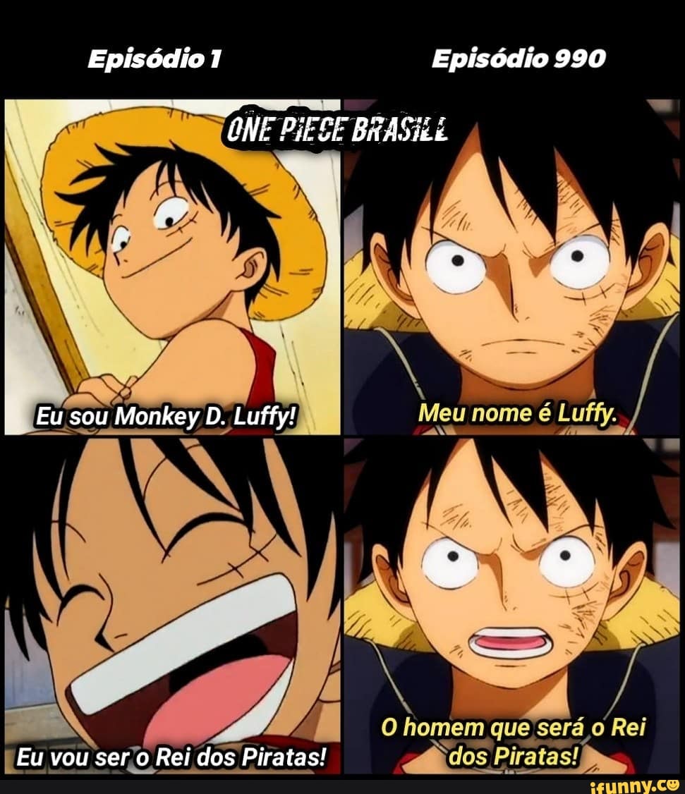 Prazer, eu sou Monkey D Luffy!