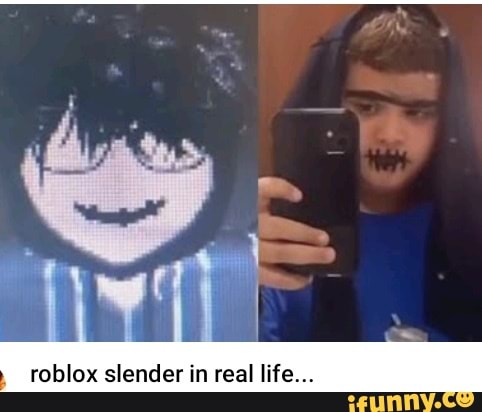 Me when I find roblox slender in real life - Imgflip