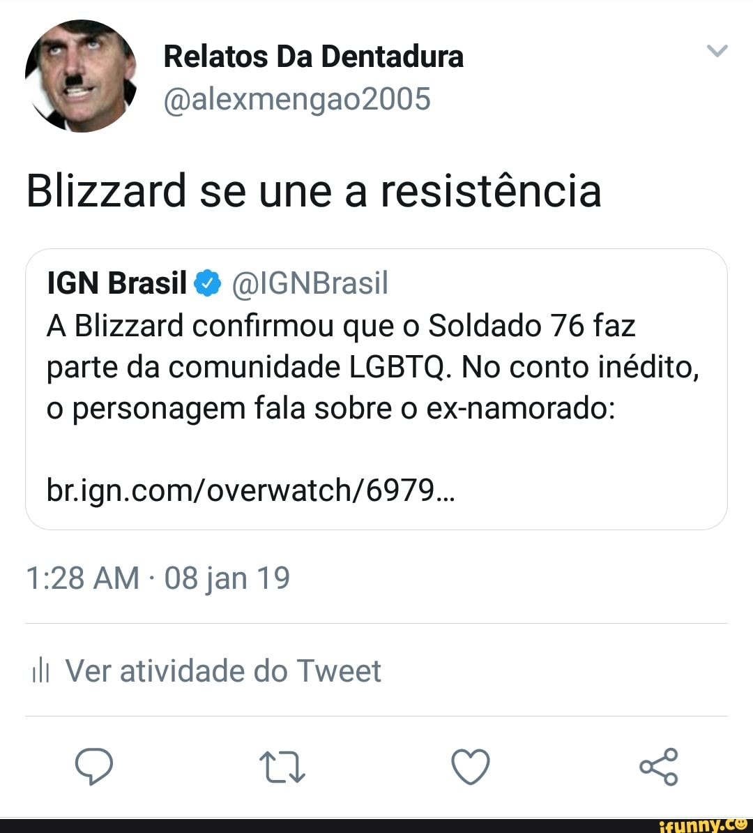 Blizzard se une a resisténcia IGN Brasil @IGNBrasil A Blizzard