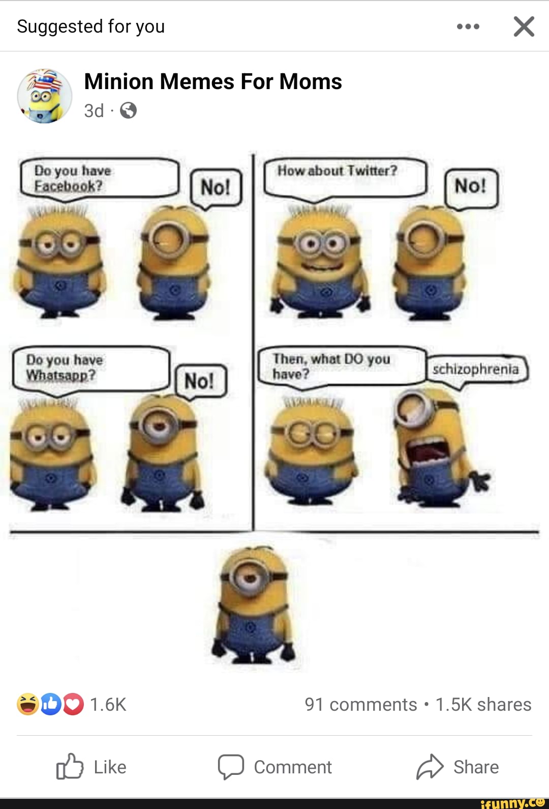 Suggested For You Coo Xk Minion Memes For Moms Do You Have How About Twitter Then What 7709