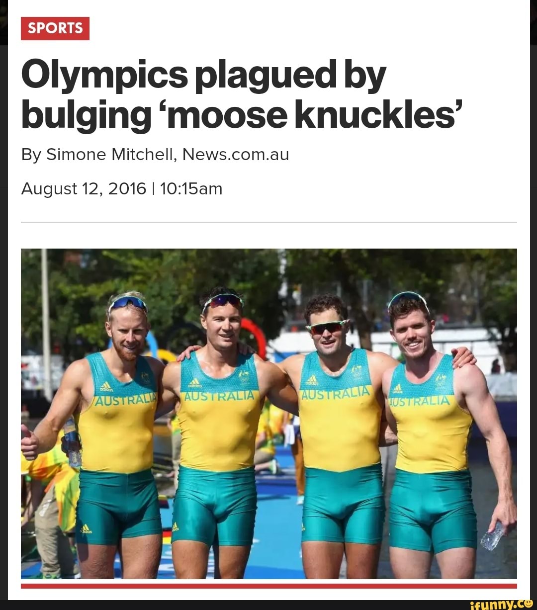 Olympics Plagued By Bulging Moose Knuckles By Simone Mitchell Au August 12 2016 I 1766