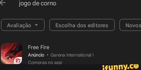 Abrir jogo de corno dê Abrir Garena Free Fire: - iFunny Brazil