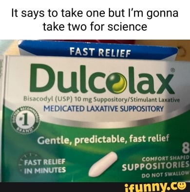 Dulcolax Gentle And Predictable Fast Relief Laxative Suppositories