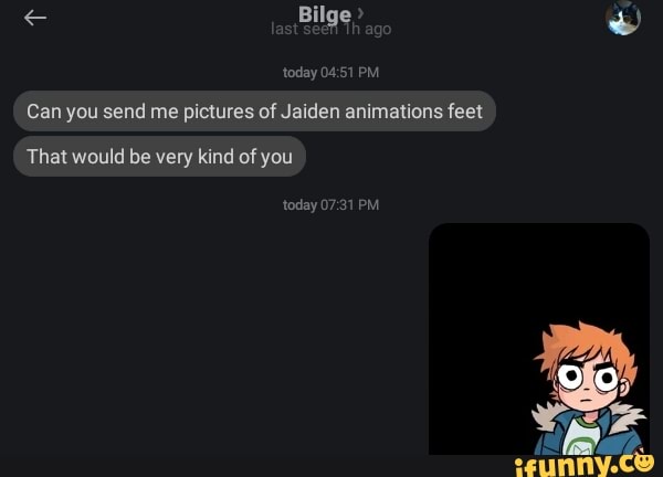 25 likes and I'll ask JaidenAnimations for feet pics on Instagram - iFunny  Brazil