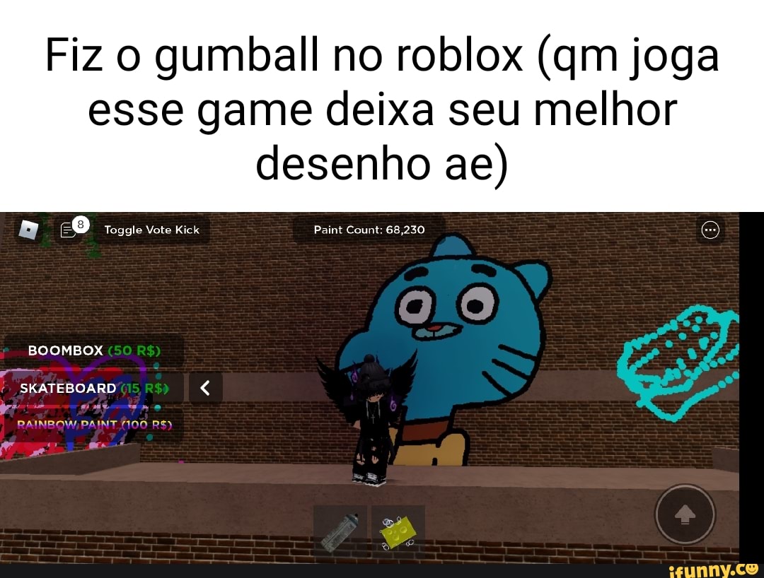 FAÇA O MELHOR DESENHO DE ROBLOX