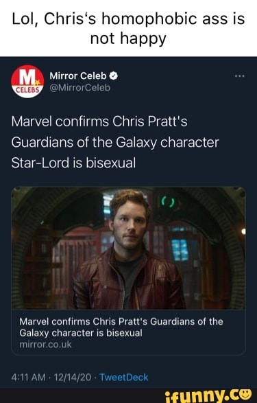 Marvel Confirms Star-Lord Is Bisexual In New 'Guardians Of The