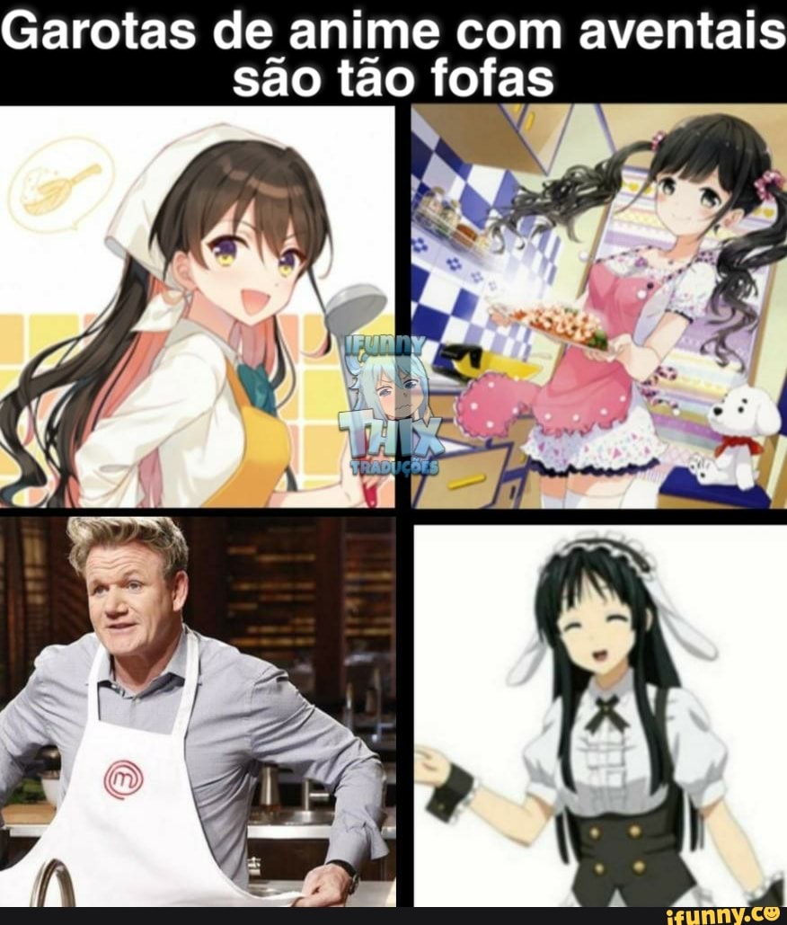 Garotas de anime com aventais são tão fofas - iFunny Brazil