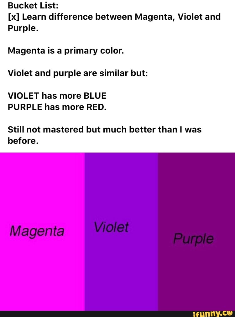 violet vs purple