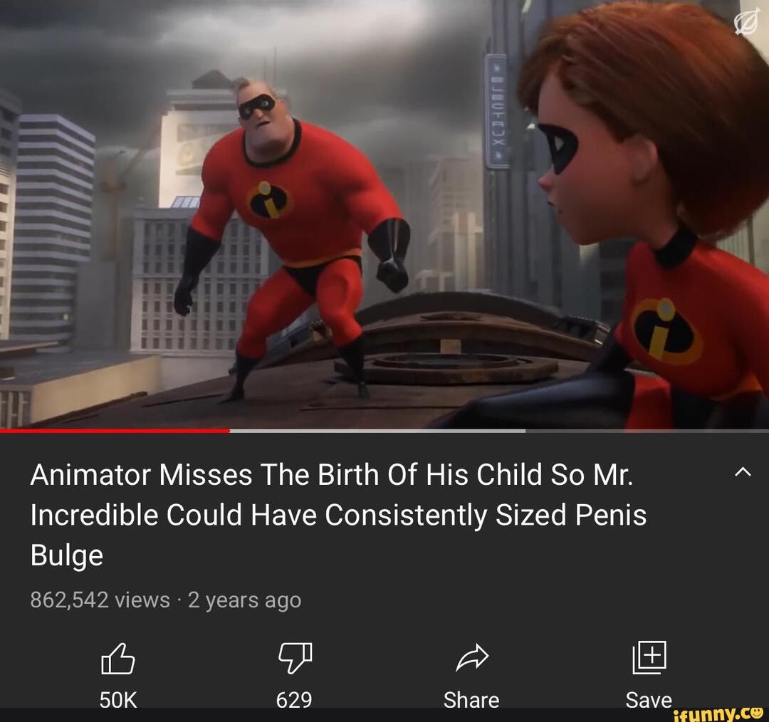 Animator Misses The Birth Of His Child So Mr. Incredible Could