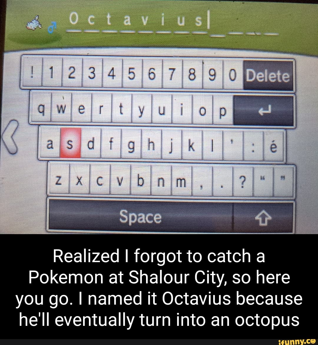 Pokemon QWERTYUIOP 1