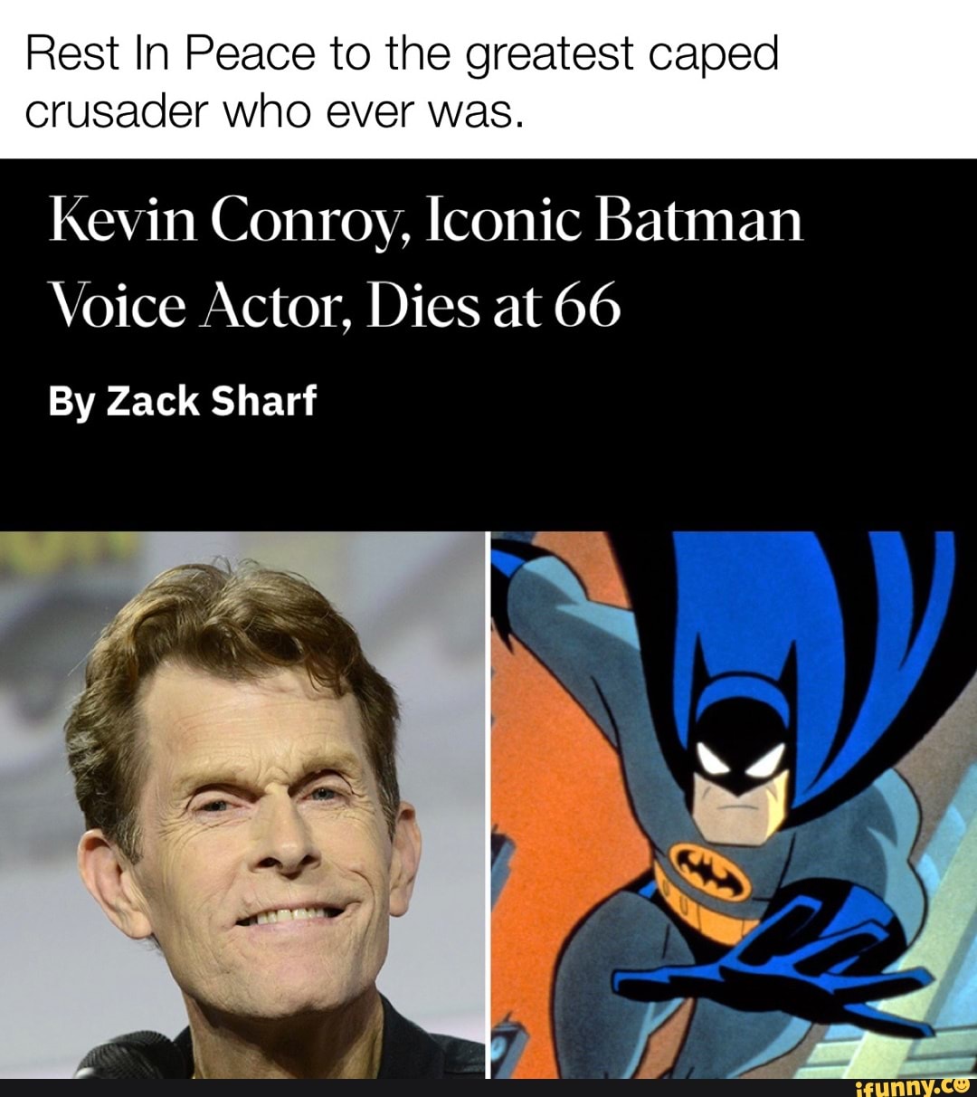 Kevin Conroy, Iconic Voice of Animated Batman, Dead at 66